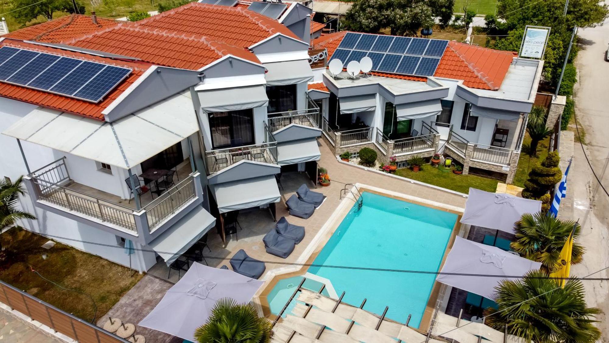 Sea Pearl Luxury Apartments Nea Vrasna Ngoại thất bức ảnh