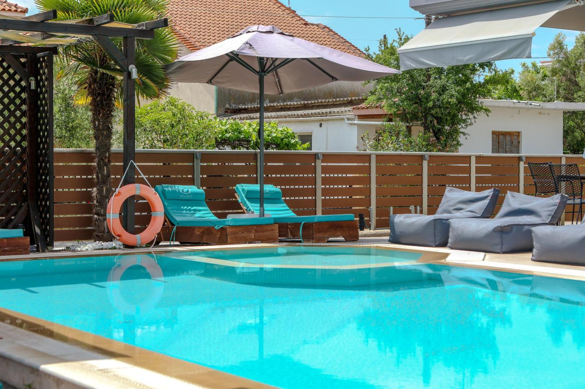 Sea Pearl Luxury Apartments Nea Vrasna Ngoại thất bức ảnh
